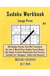 Sudoku Workbook-Large Print #11
