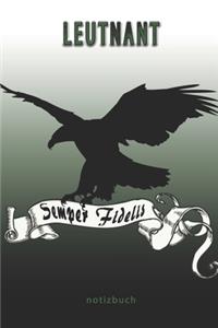 Leutnant Semper Fidelis - Notizbuch