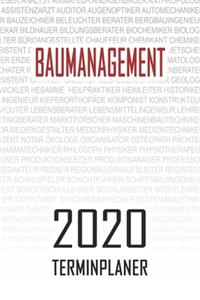 Baumanagement - 2020 Terminplaner