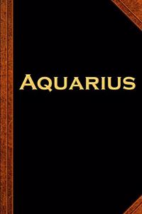 2020 Daily Planner Aquarius Zodiac Horoscope Vintage 388 Pages