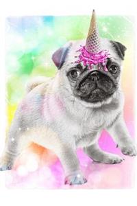 Cute Pug Dog Journal