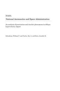 An Analysis of Penetration and Ricochet Phenomena in Oblique Hypervelocity Impact