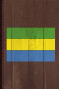 Gabon Flag Journal Notebook