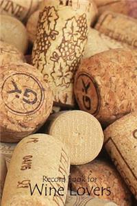 Record Book for Wine Lovers
