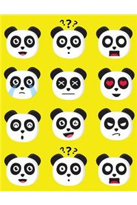 Emoji Notebook Lined Composition Journal For School Kids, Students And Teachers