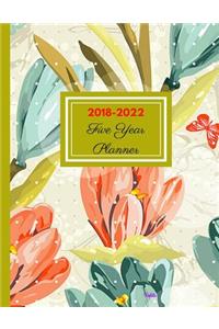 2018 - 2022 Violets Five Year Planner