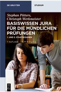Basiswissen Jura Für Die Mündlichen Prüfungen