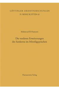 Die Vorderen Erweiterungen Des Satzkerns Im Mittelagyptischen