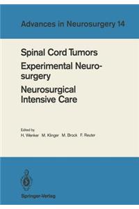 Spinal Cord Tumors Experimental Neurosurgery Neurosurgical Intensive Care