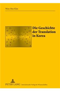 Die Geschichte Der Translation in Korea