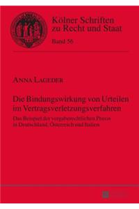 Bindungswirkung von Urteilen im Vertragsverletzungsverfahren