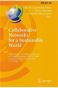 Collaborative Networks for a Sustainable World