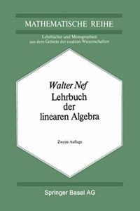 Lehrbuch Der Linearen Algebra