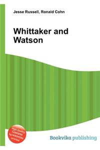 Whittaker and Watson