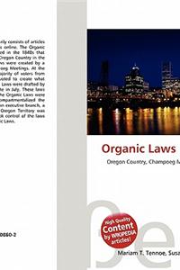Organic Laws of Oregon