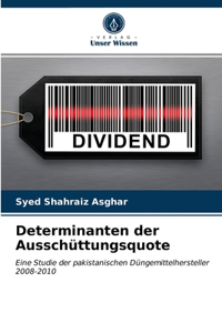 Determinanten der Ausschüttungsquote