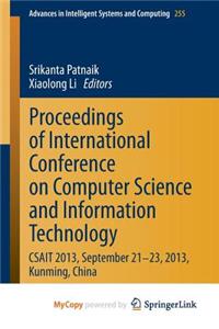 Proceedings of International Conference on Computer Science and Information Technology