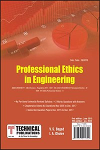 Professional Ethics in Engineering (V-MECH, VI-Civil, VIII-IT/ECE/EEE/CSE - 2013 course)