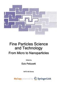 Fine Particles Science and Technology