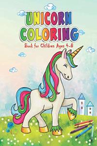 Unicorn Coloring Book For Children Ages 4-8