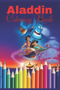 aladdin coloring book