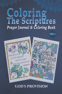 Color The Scriptures Prayer Journal & Coloring Book Vol 1