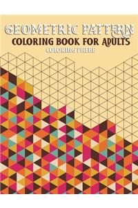 Geometric Pattern Coloring Book For Adults
