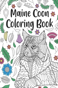 Maine Coon Coloring Book