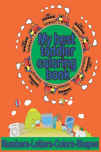 My Best Toddler Coloring Book