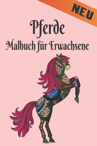 Pferde Malbuch für Erwachsene