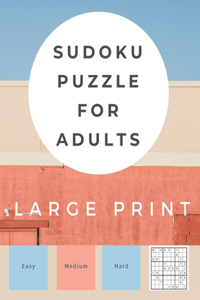 Sudoku Puzzle For Adults Large Print