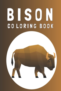 Bison Coloring Book