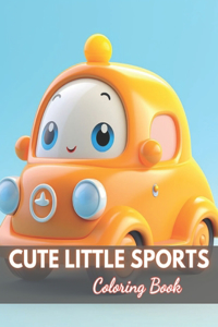 Cute Little Sports Car Coloring Book