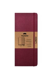 Moustachine Classic Linen Pocket Burgundy Squared Hardcover