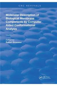 Amolecular Description of Biological Membrane Components by Computer Aided Conformational Analysis