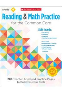 Reading & Math Practice, Grade 4