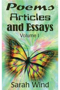 Poems Articles and Essays Volume I