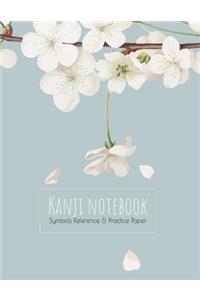 Kanji Notebook Symbols Reference & Practice Paper