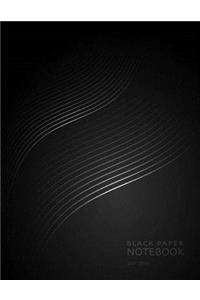Black Paper Notebook Dot Grid