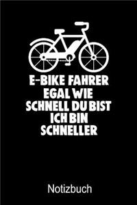 E-BIKE FAHRER Notizbuch