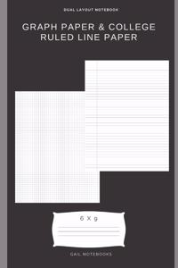 Graph paper & college ruled line paper