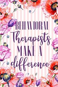 Behavioral Therapists Make A Difference