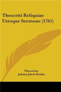 Theocriti Reliquiae Utroque Sermone (1765)