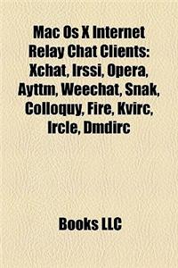 Mac OS X Internet Relay Chat Clients