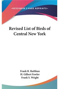 Revised List of Birds of Central New York