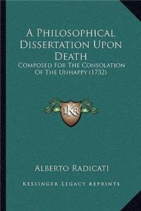 Philosophical Dissertation Upon Death