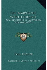 Marx'sche Werththeorie