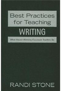 Best Practices for Teaching: Writing
