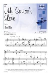 My Savior's Love