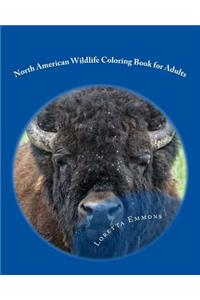 North American Wildlife Coloring Book for Adults